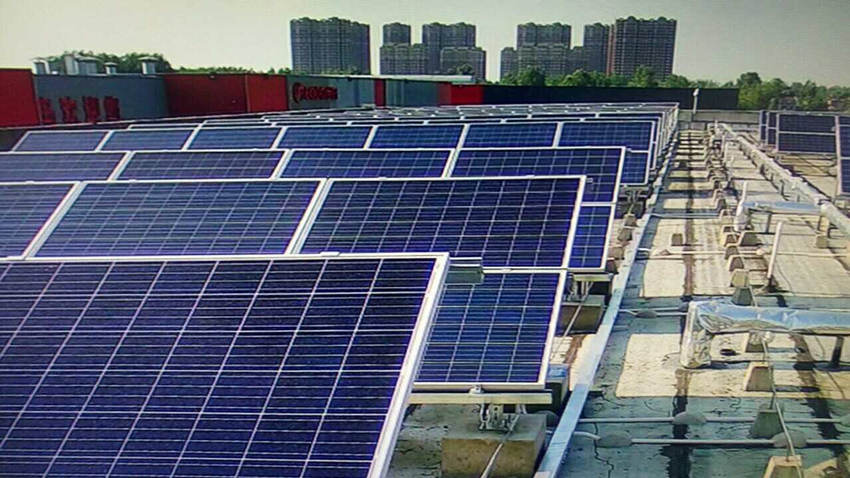 安徽蚌埠寶島電動(dòng)車晶步5.5MWp光伏電站